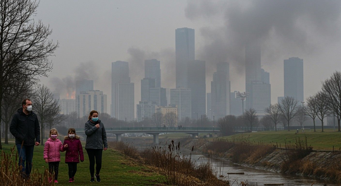 Az oxidáló szmog fokozza a légzőszervi megbetegedések kockázatát.