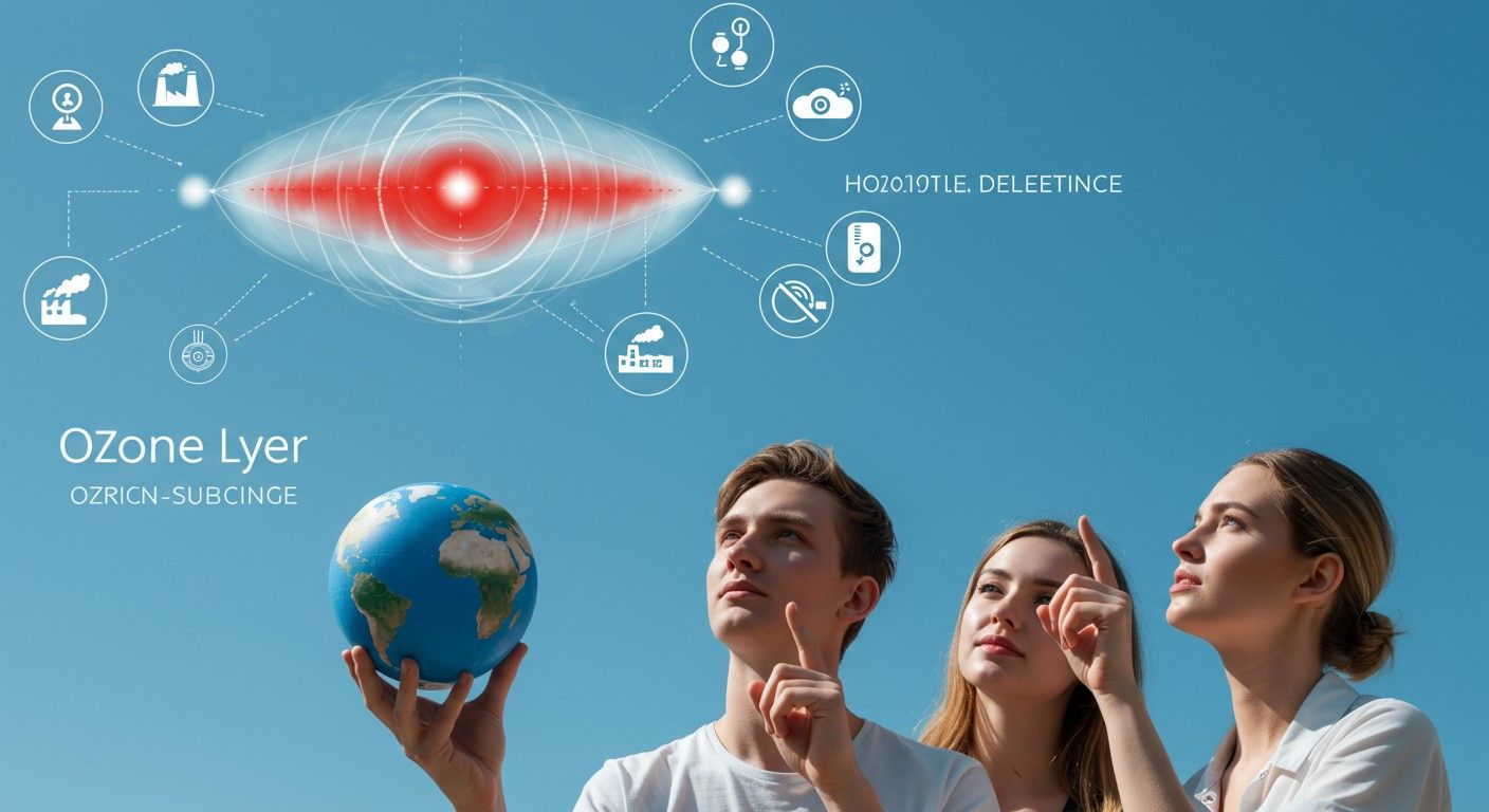 Az ODS-ek lebontják az ózonréteget, növelve az UV-sugárzást.