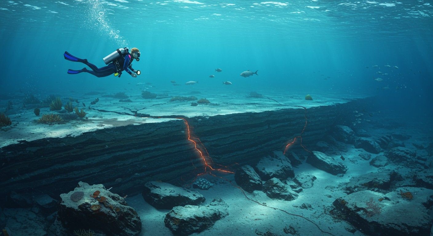 Az óceánfenék szétsodródása bizonyítékai a lemeztektonikára utalnak.