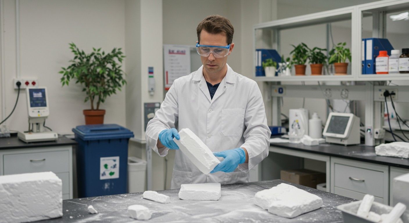 A Párizsi gipsz tűzálló, de víz hatására gyengül.