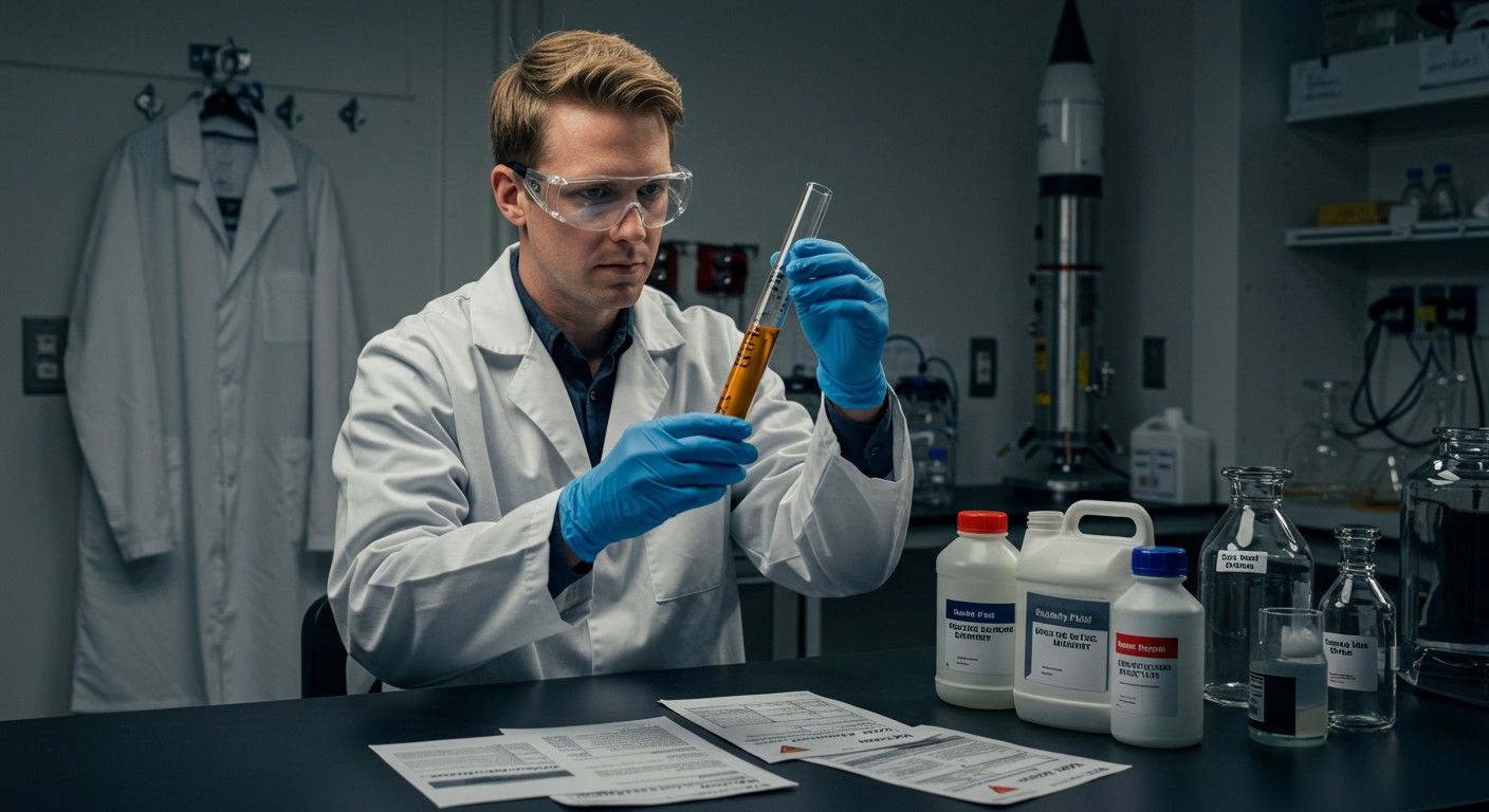 A rakéta-üzemanyag kezelése magas fokú biztonságot igényel.