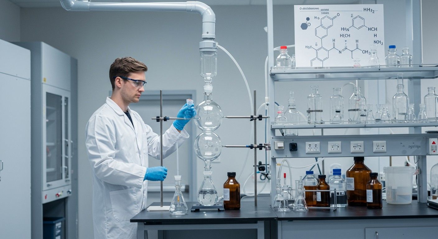 Az o-diklórbenzol ipari előállítása klórozott szénhidrogénekből történik.