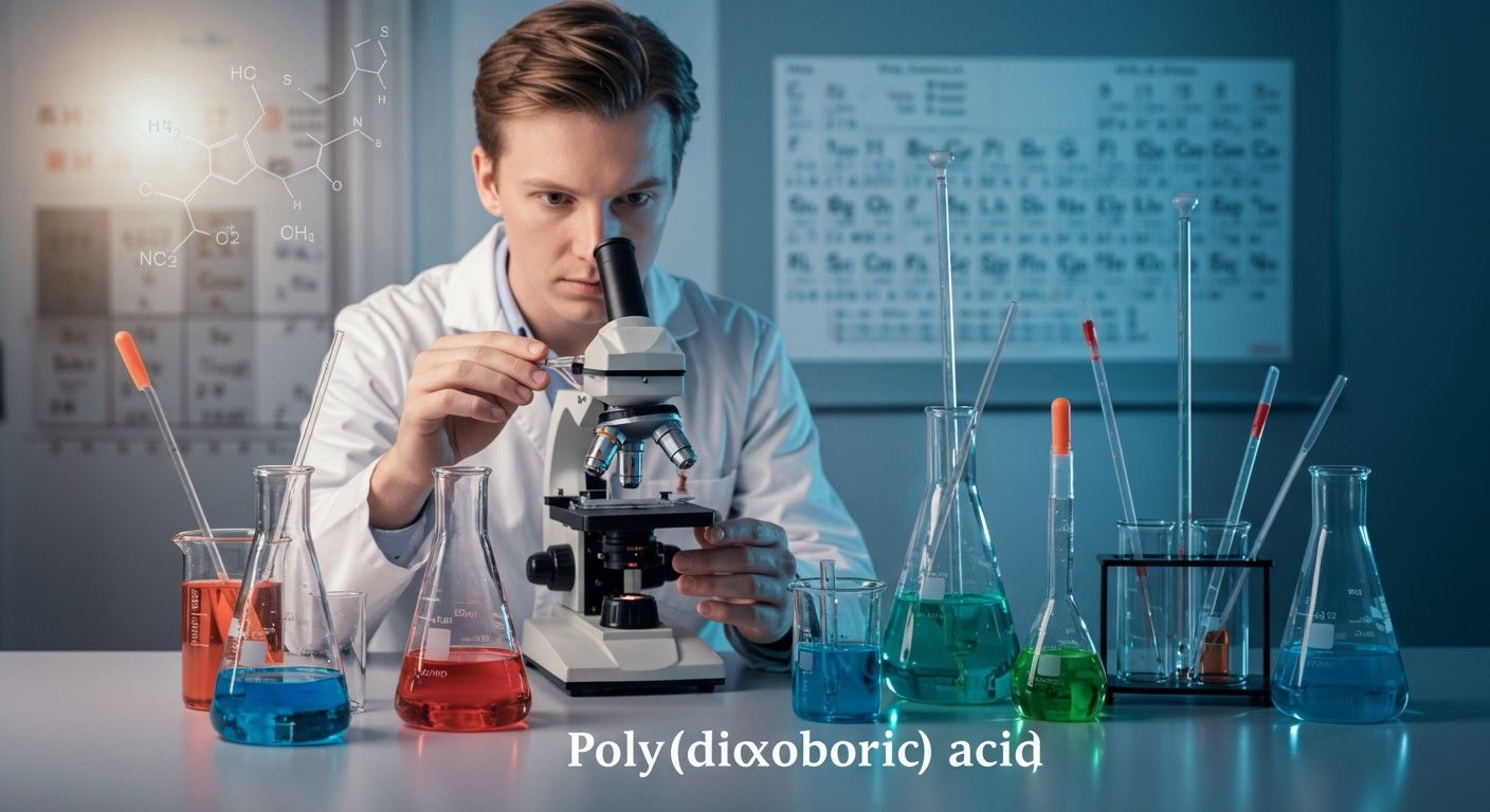 A poli-(dioxibór(III)sav) pH-szenzibilis hidrogelekben használható.