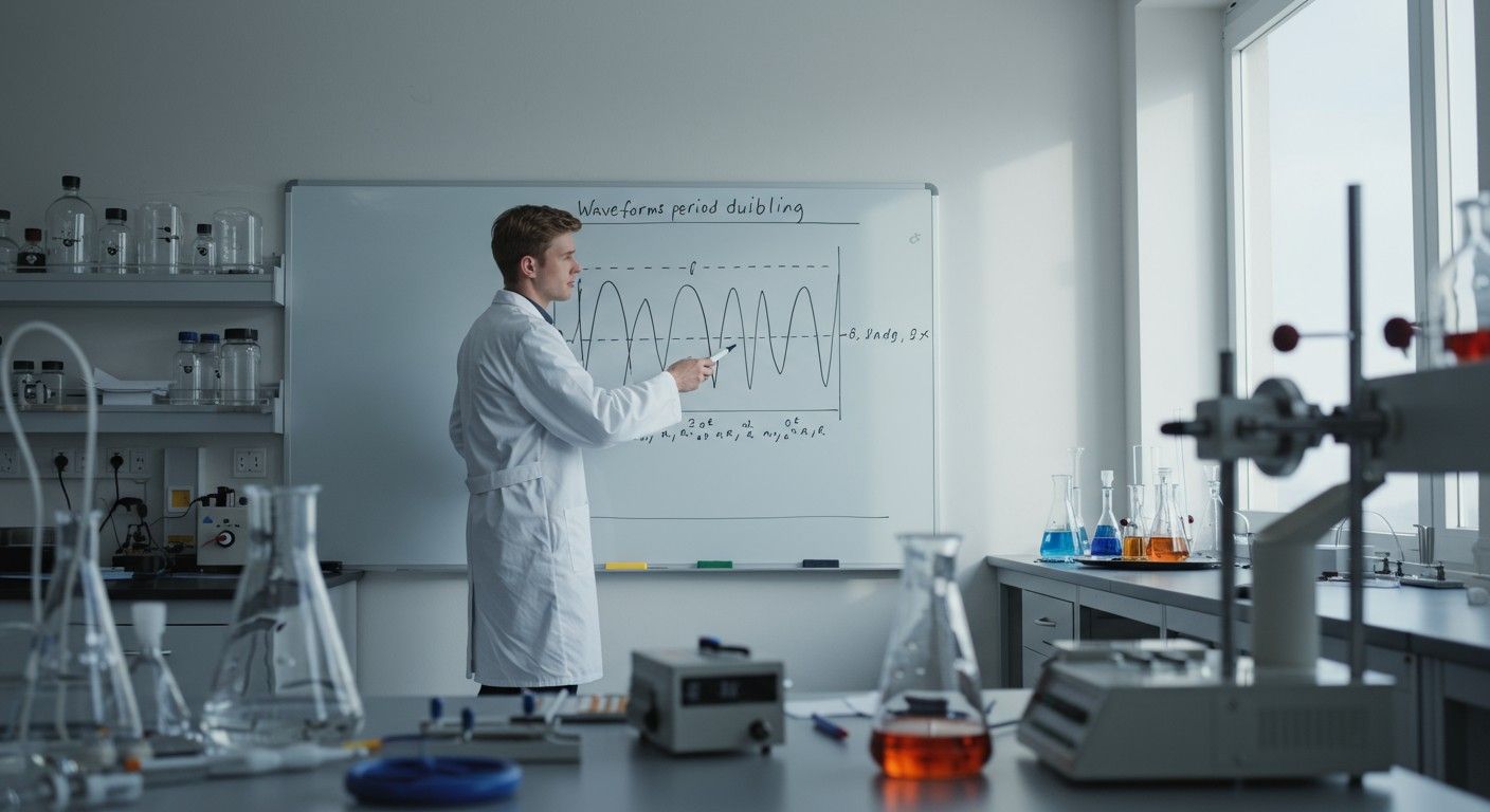 A periódus duplázása a matematikai sorozatok jellemzője.