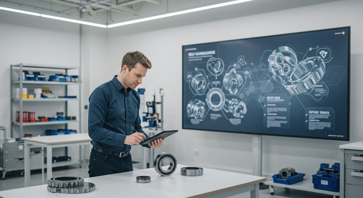 Az önbeálló csapágyak autonóm érzékelése forradalmasítja az ipart.