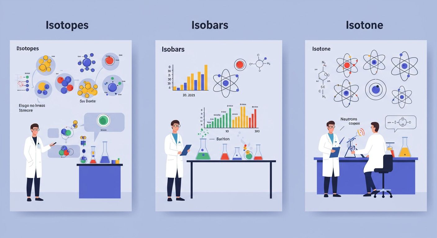 Az izotópok azonos atom, eltérő neutronszámmal rendelkeznek.