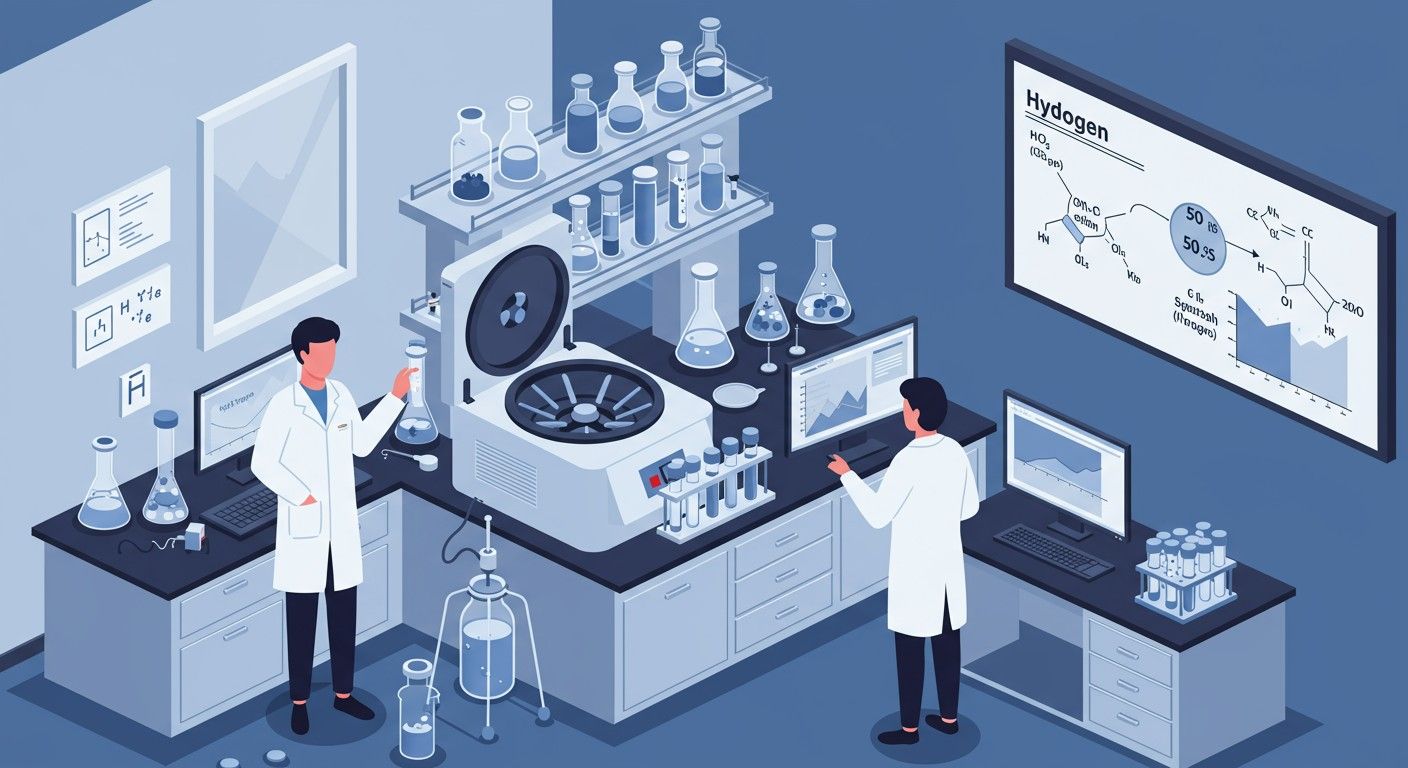 Az izotópszelekció kulcsfontosságú a hidrogén izotópjainak kutatásában.