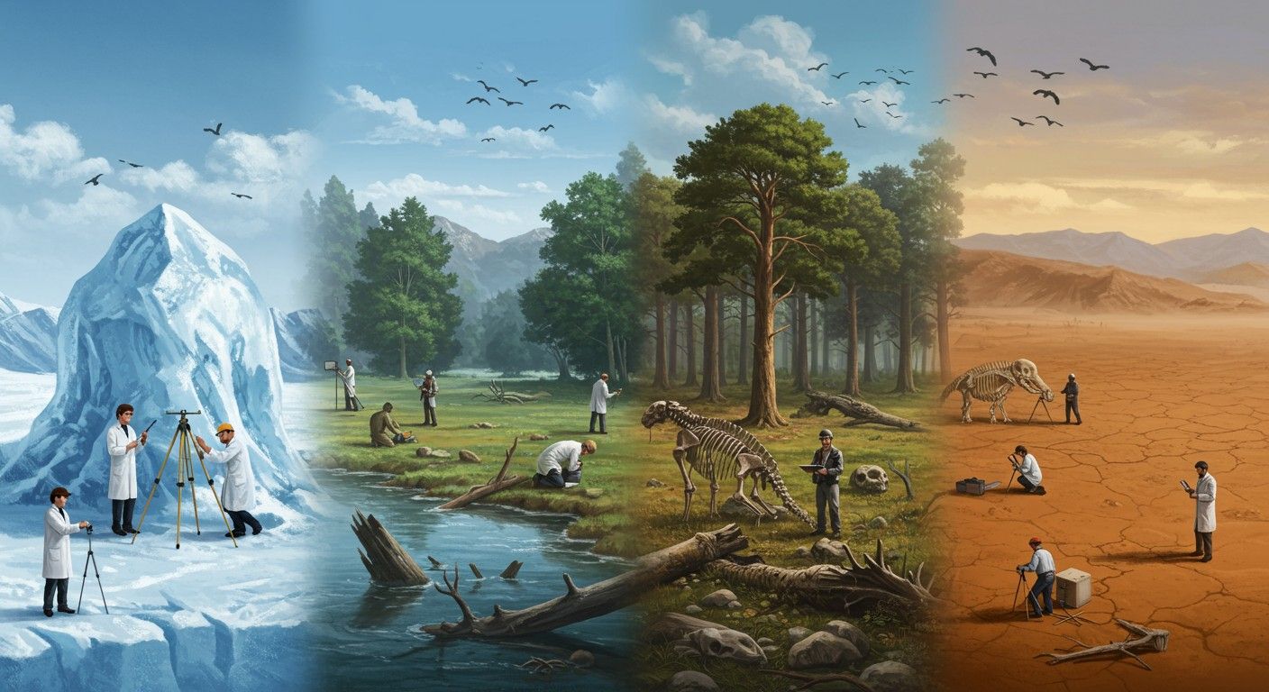 A jégkorszakok hűvös klímája alapjaiban formálta Földünket.