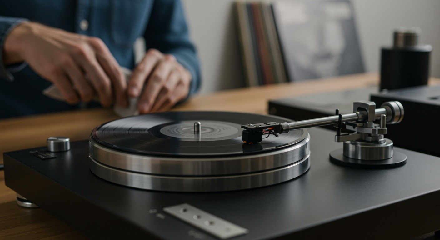 A rendszeres karbantartás növeli a lemezjátszó élettartamát.