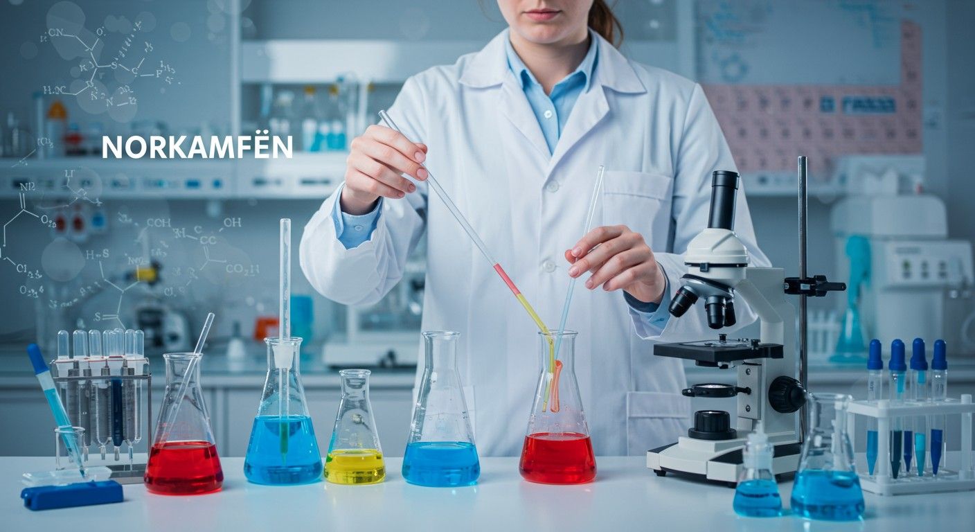 A norkamfén reaktivitása szénhidrogénláncának kémiai szerkezetéből fakad.