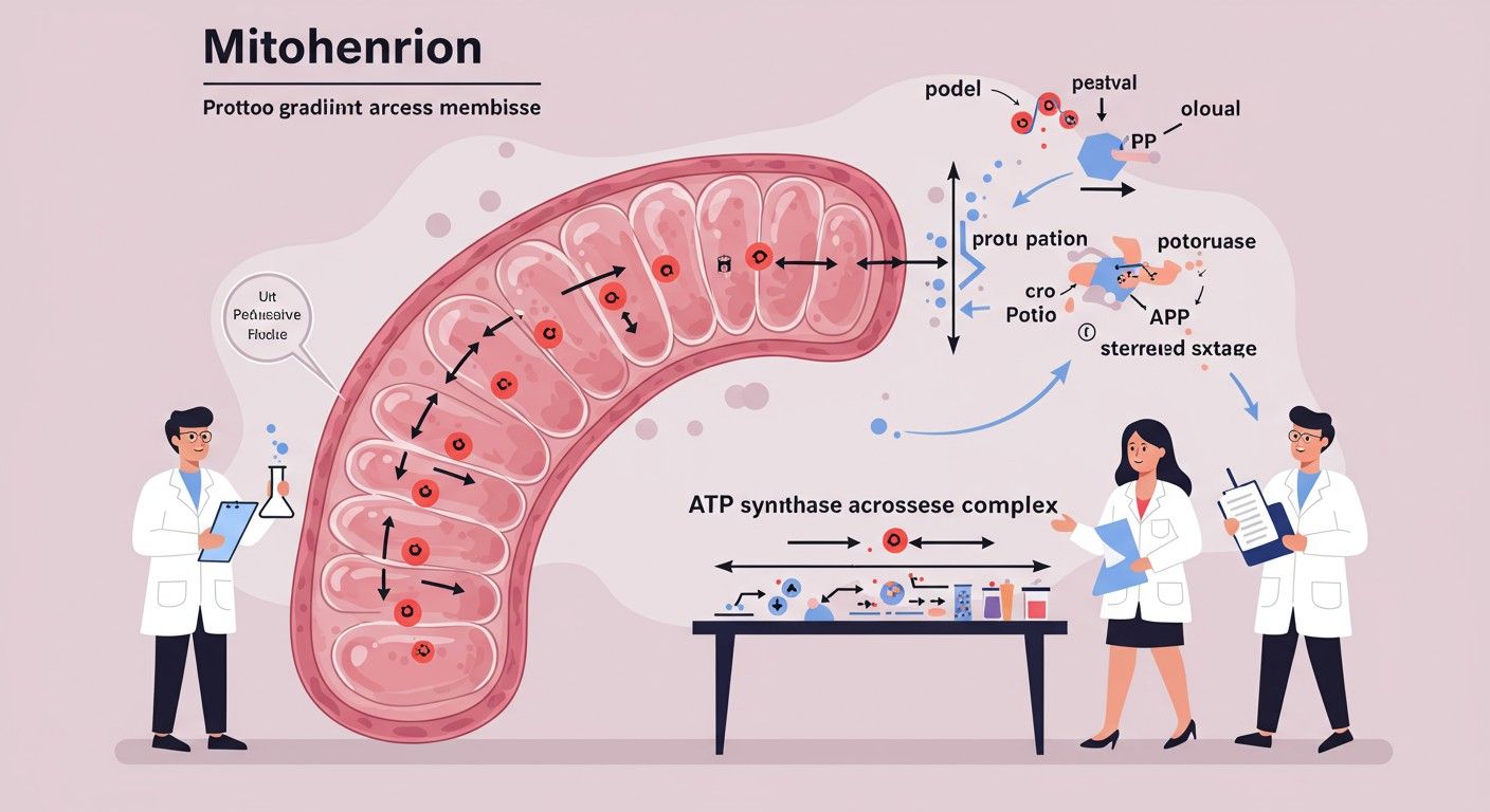 A proton gradiens ATP termelést katalizálja az ATP-szintázban.