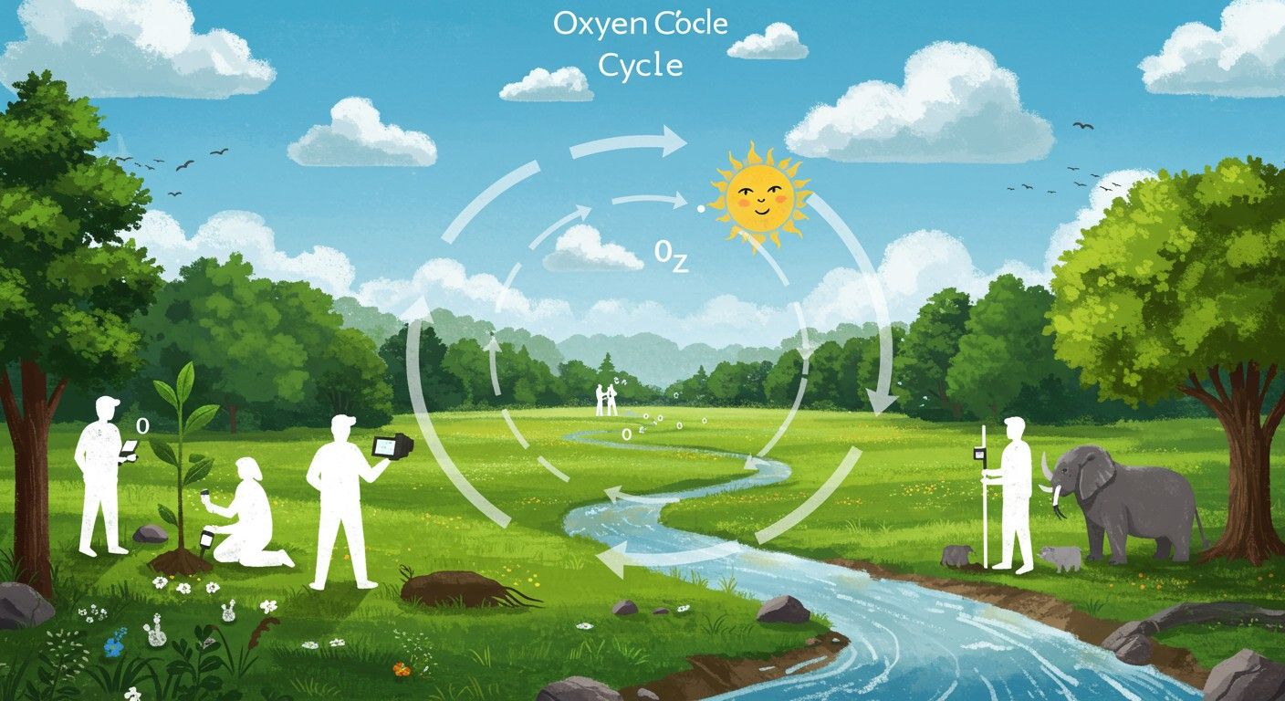 Az oxigénciklus fenntartja a Föld globális ökológiai egyensúlyát.