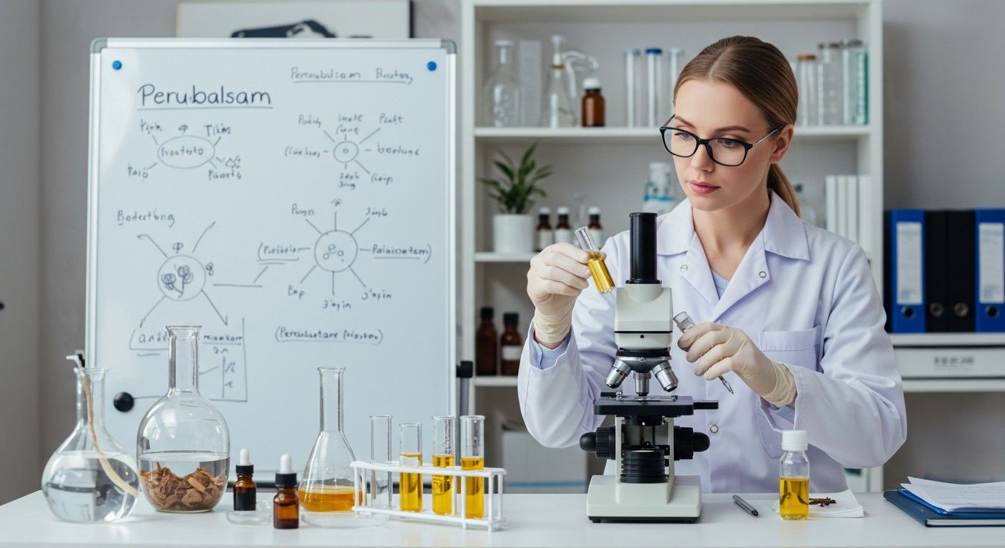 A perubalzsam antibakteriális hatása új kutatási irányokhoz vezethet.