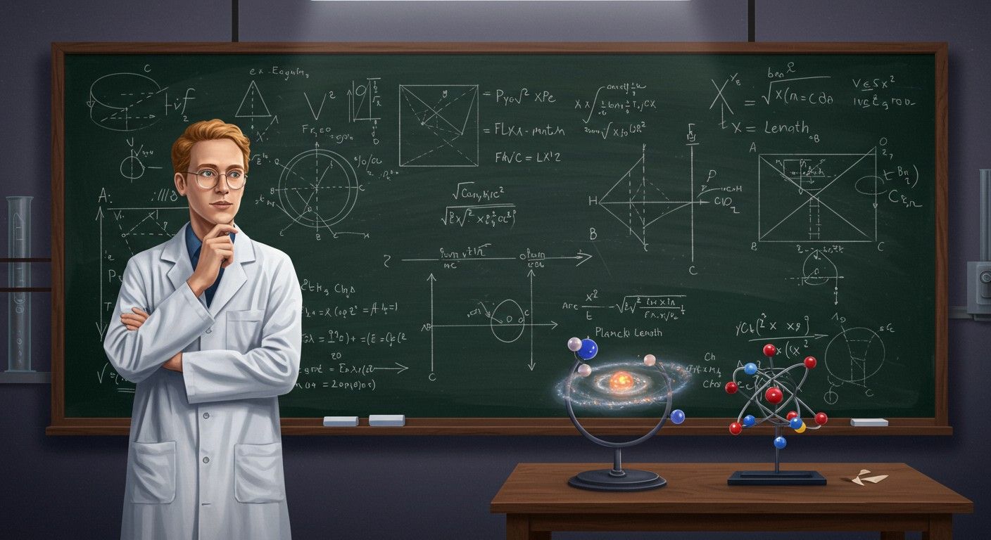 A Planck-hossz a kvantumgravitáció alapvető mértékegysége.