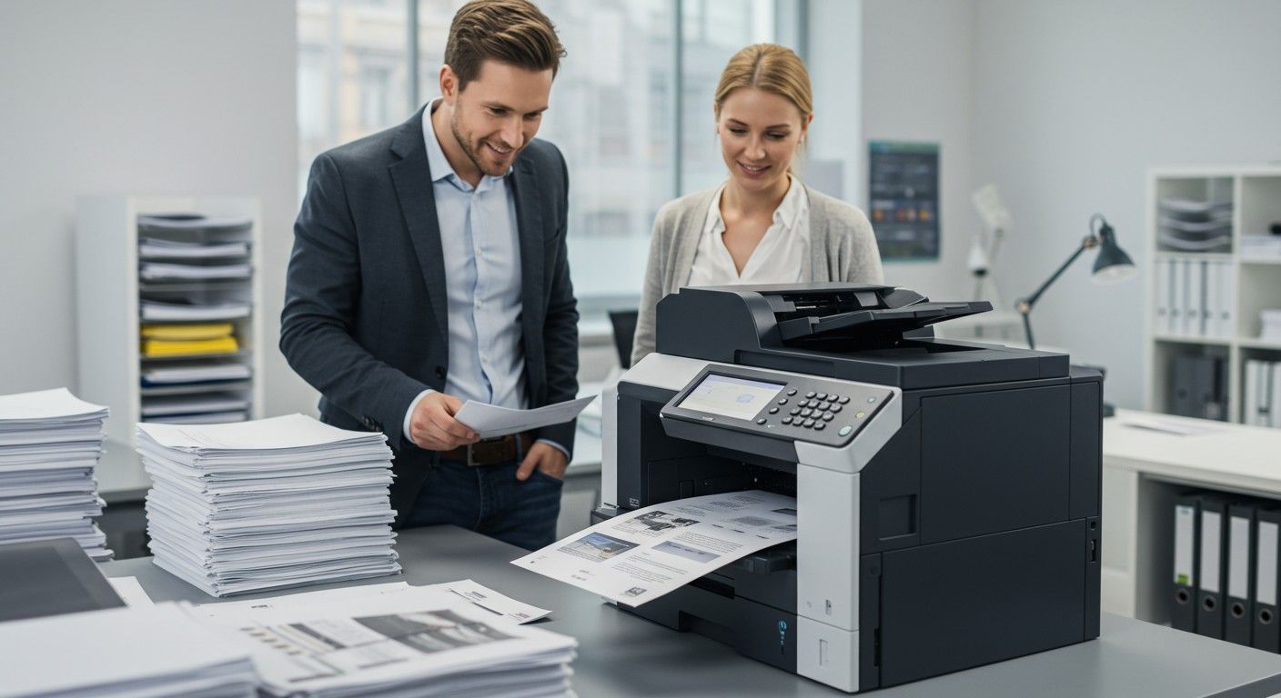 A lézeres nyomtatók gyorsabbak és tartósabbak, mint tintasugarasok.