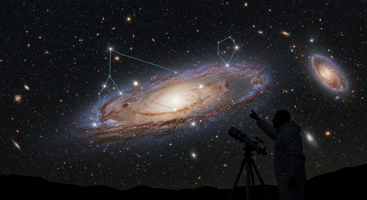 Az Oroszlán csillagképben több híres galaxist találunk.