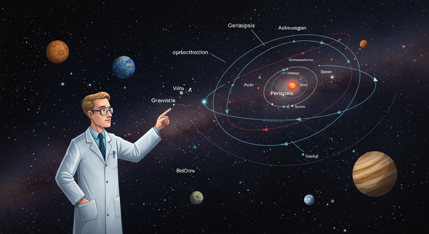 A periapszis kulcsfontosságú a gravitációs pályák stabilitásához.