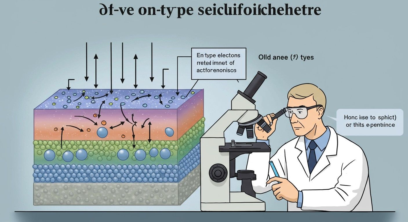 Az n-típusú félvezetőben az elektronok a fő töltéshordozók.