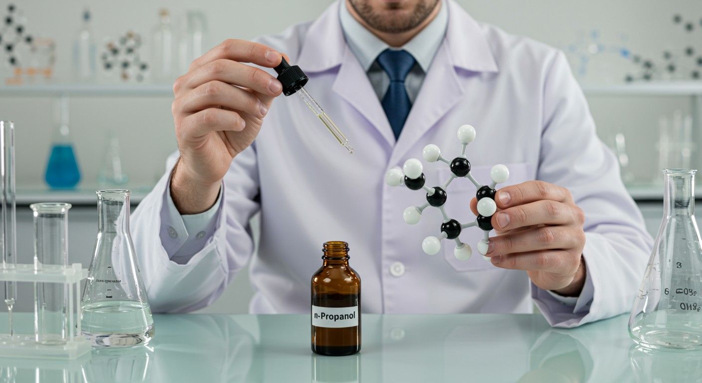 Az n-Propanol fontos oldószer a gyógyszeriparban.