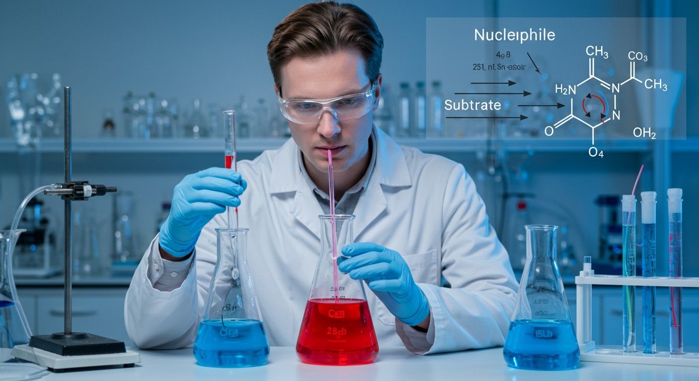 A nukleofilek elektronsűrűsége meghatározza reaktivitásukat.