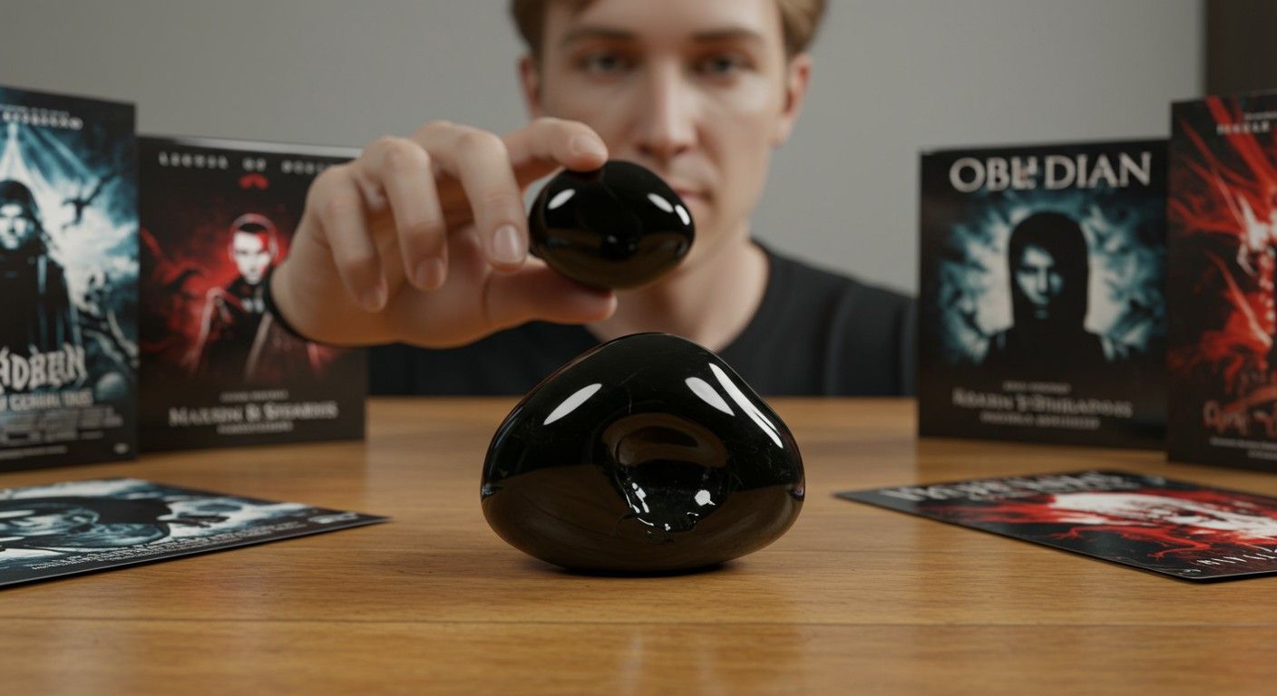 Az obszidián gyakran szerepel fantasy filmekben és videojátékokban.