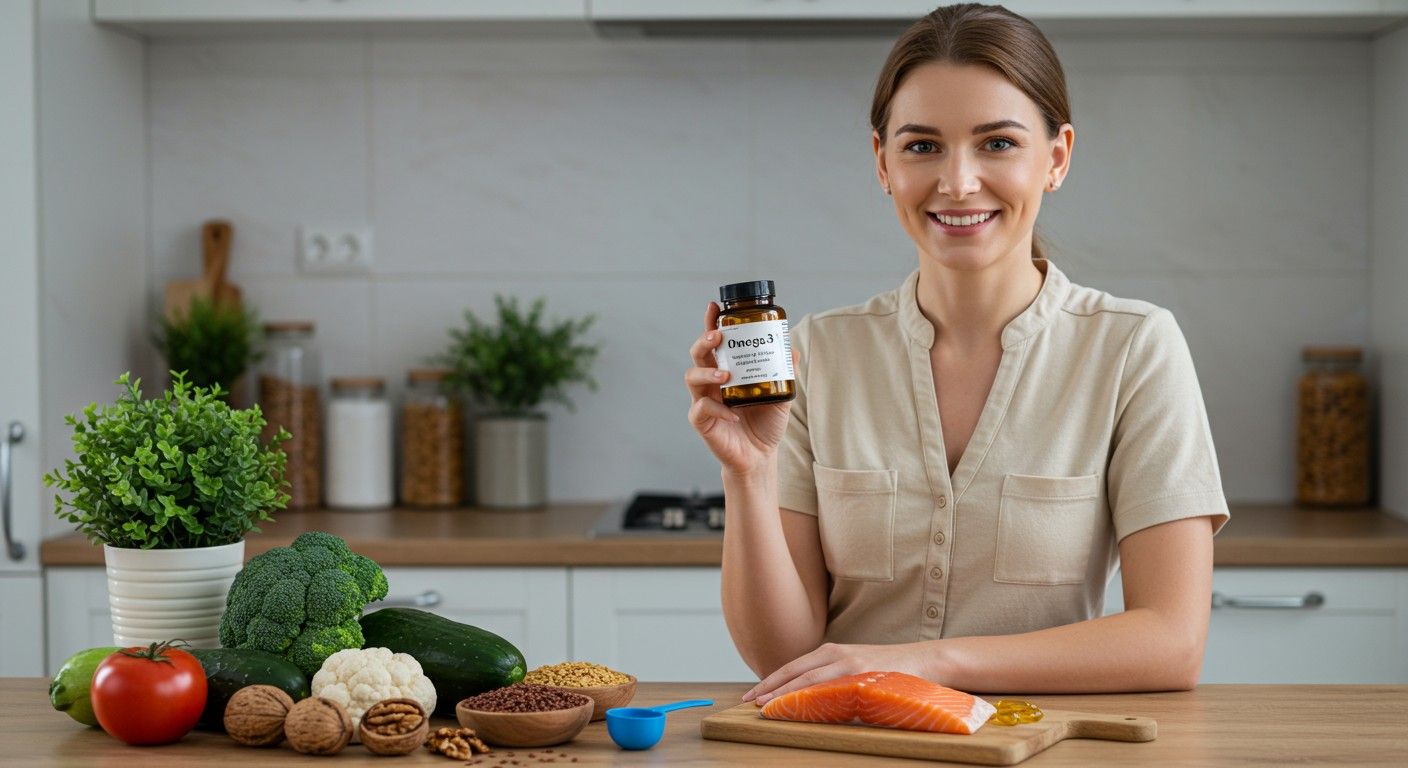 Omega-3 kiegészítők: optimális időpont reggel, étkezés közben.