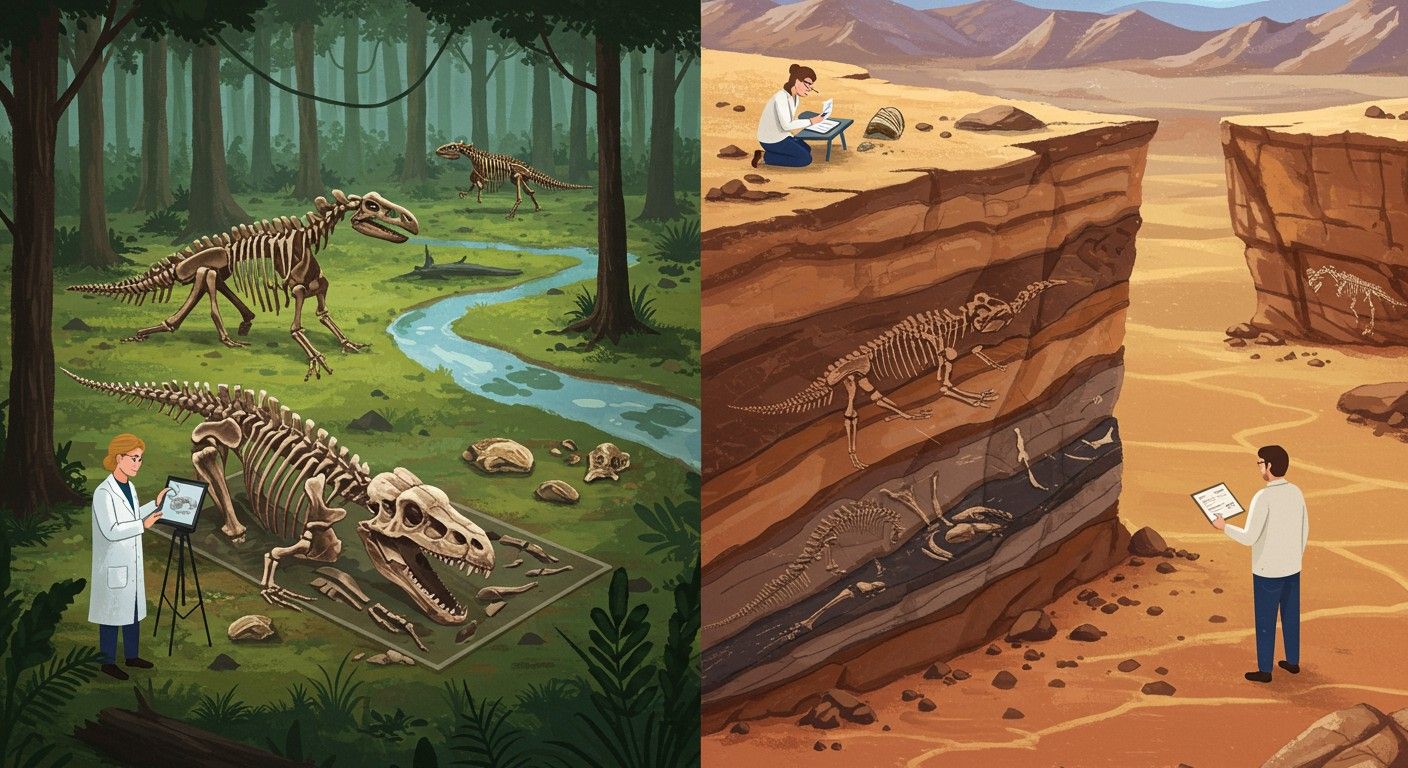 A fosszíliák globális eloszlása Pangea létezését támasztja alá.