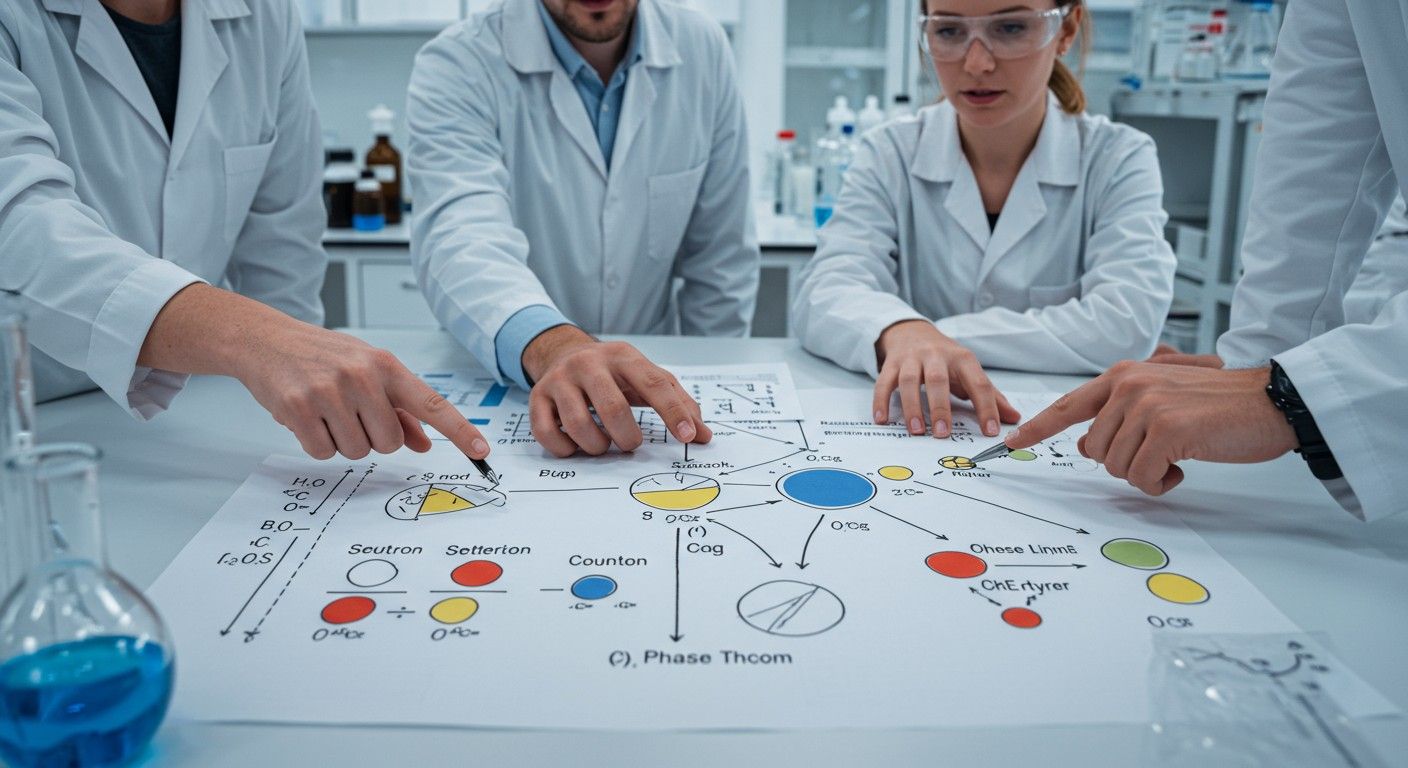 A peritektikus reakciók fázisdiagramokban jelzik a stabilitást.