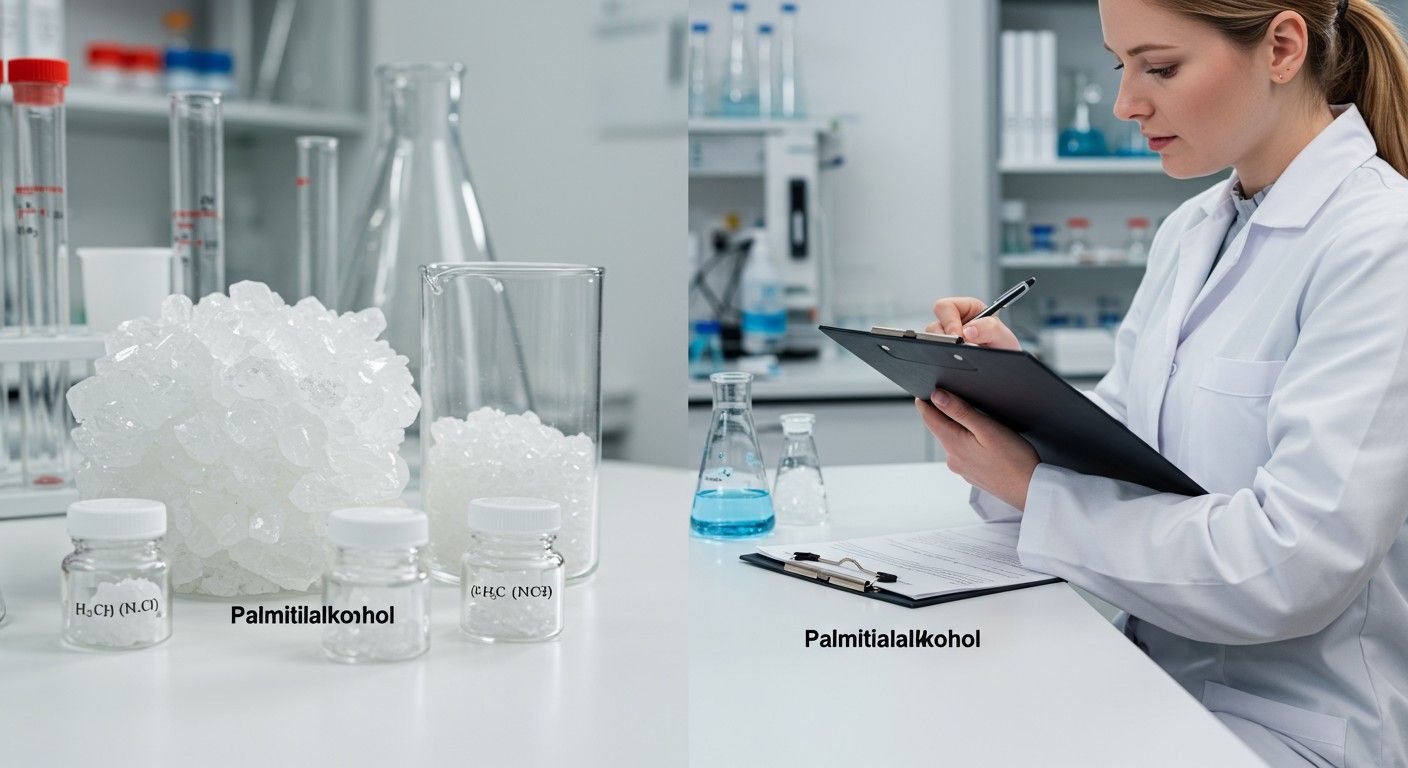 A palmitilalkohol kémiai hasonlóságai más zsírsavakhoz.
