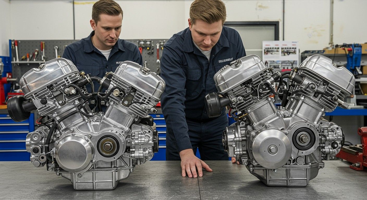 A négyütemű motor hatékonyabb, de összetettebb.