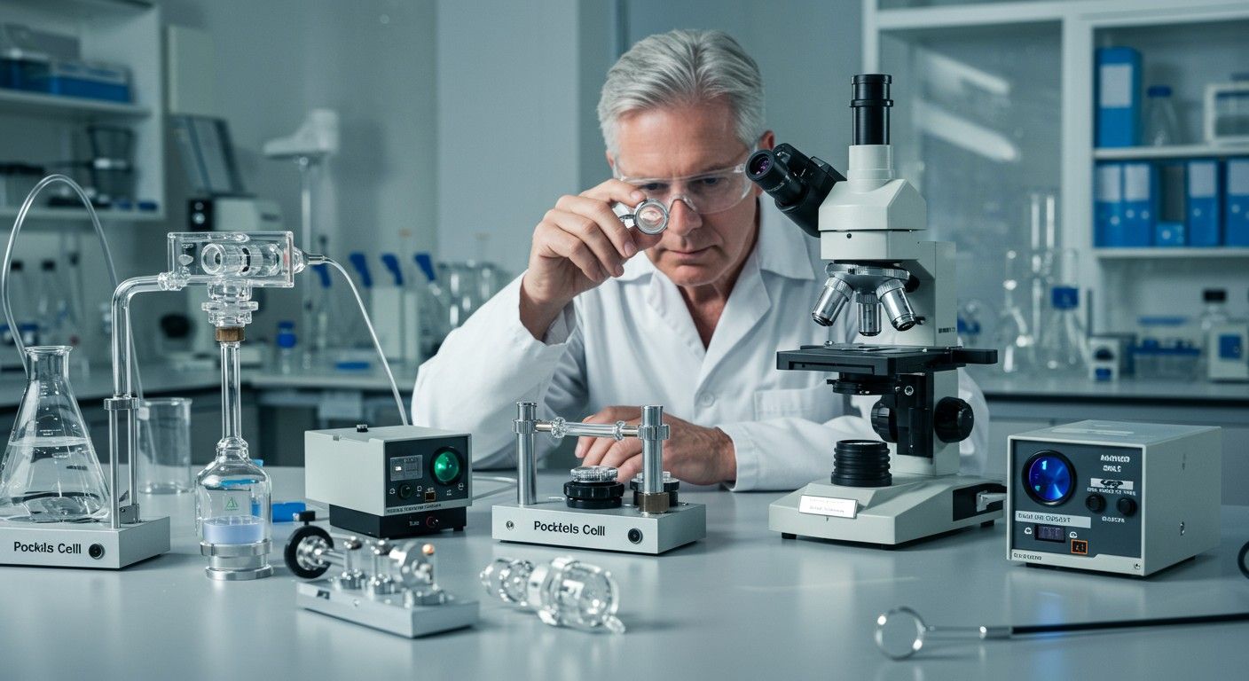 A Pockels-cellák rugalmas és merev anyagokból készülnek.