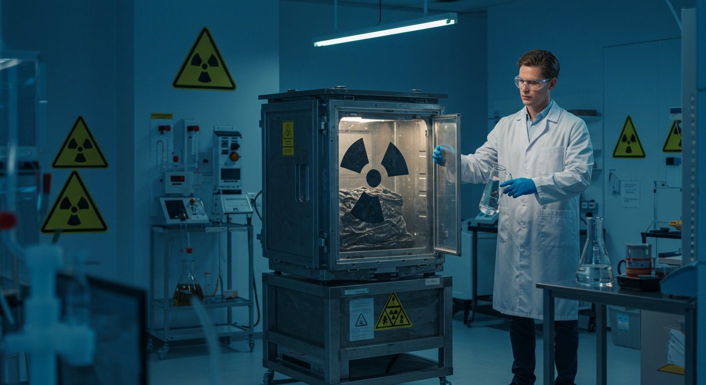 A radioaktív hulladék tárolása szigorú törvényi szabályozás alatt áll.