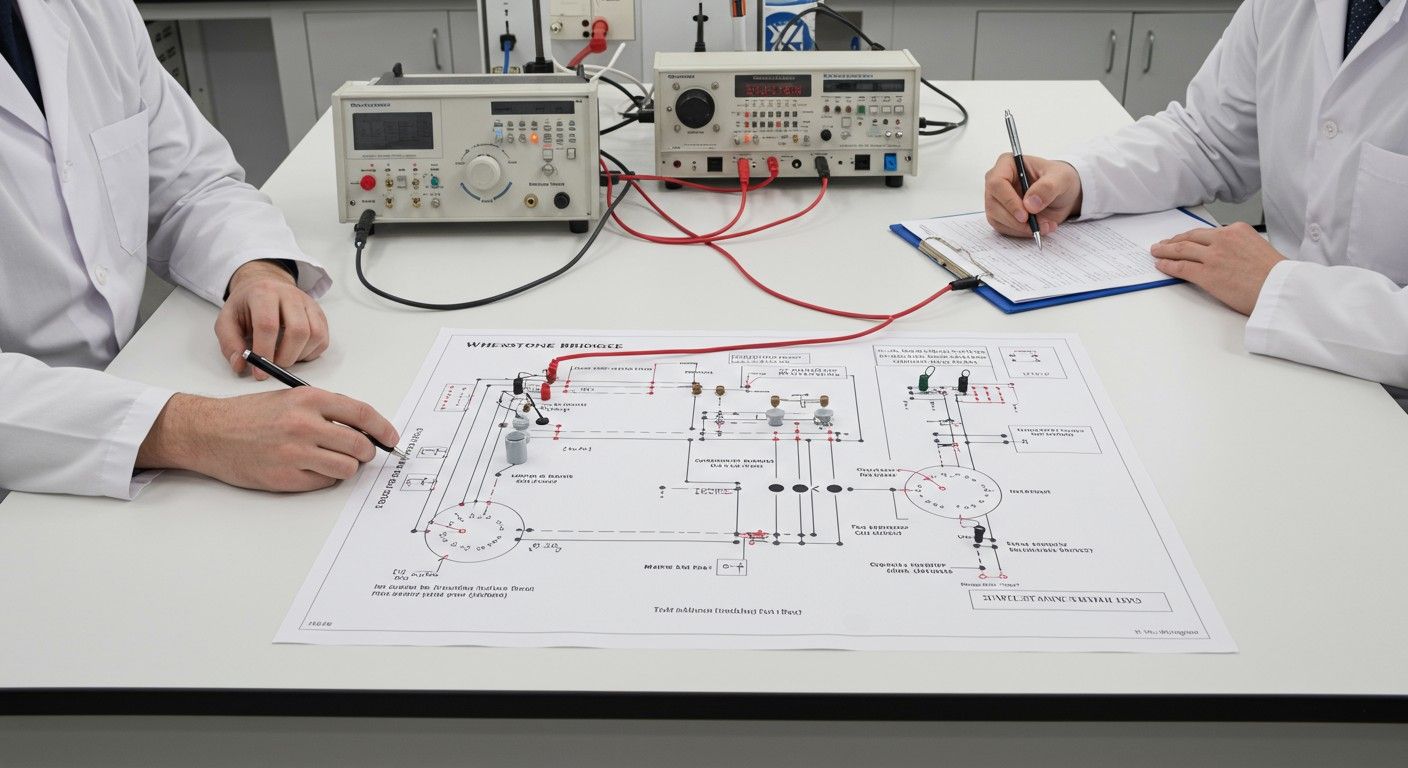 A Wheatstone-híd precíz ellenállásmérést biztosít vákuummérőknél.