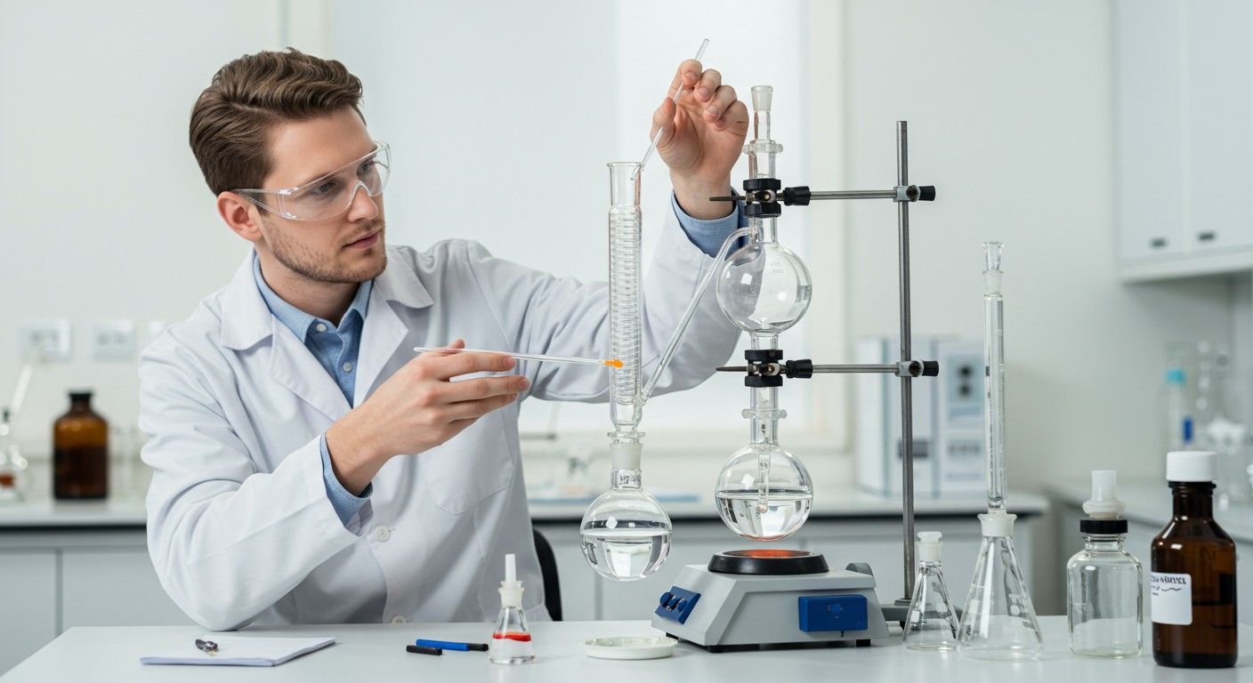 A speciális reflux technikák növelik a kémiai reakciók hatékonyságát.