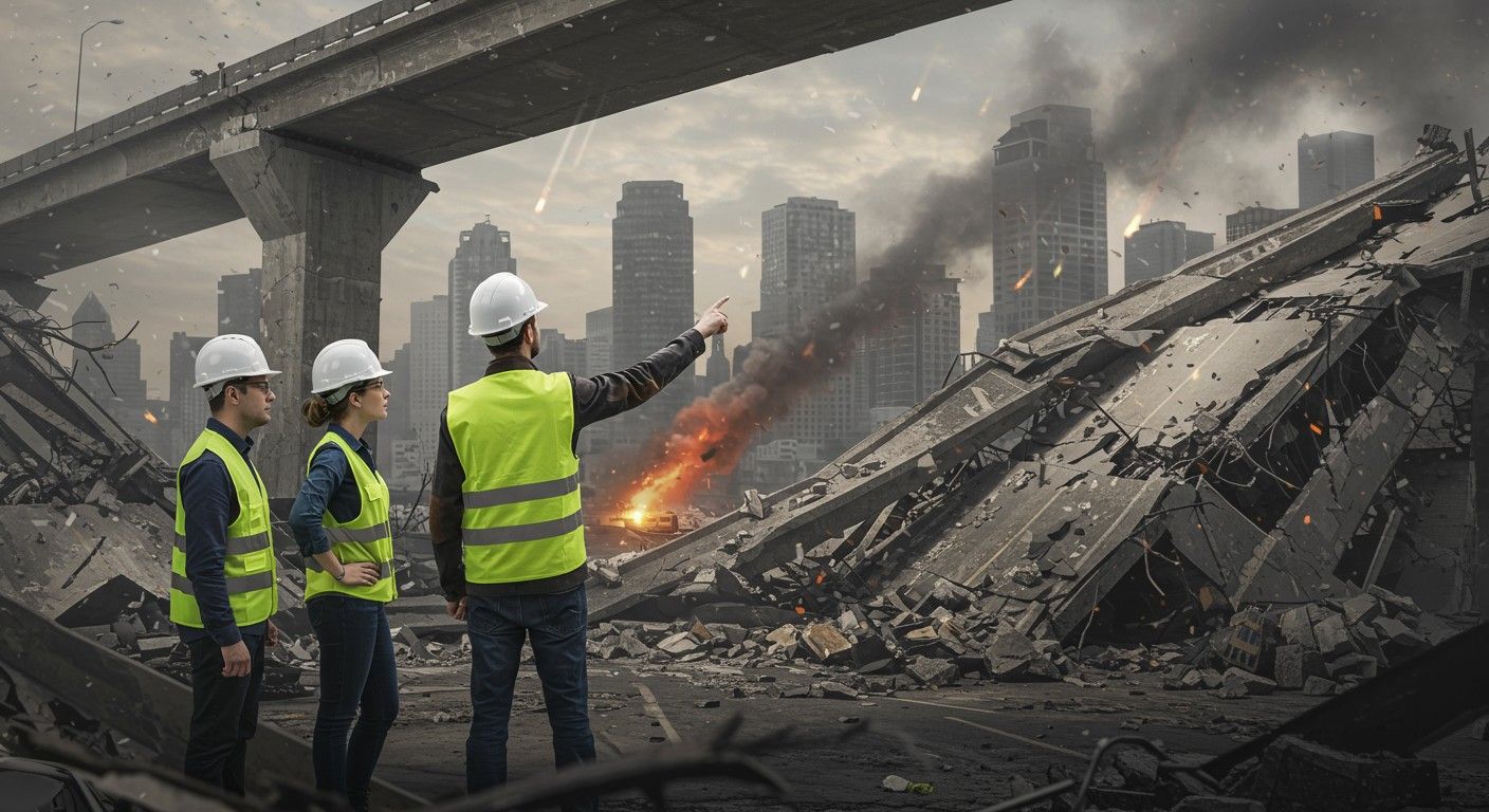 A neutronbombák súlyos szerkezeti károkat okoznak az infrastruktúrában.