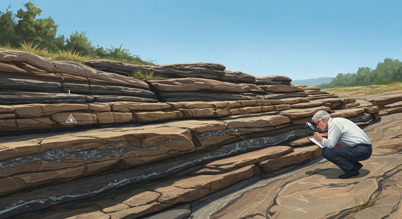 A üledékes kőzetek a múlt környezeti viszonyait tükrözik.