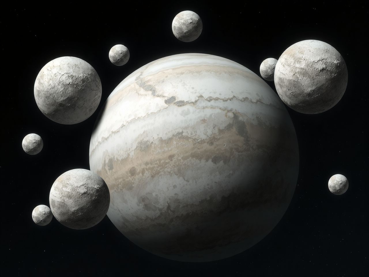 A Carme csoport holdjai valószínűleg közös anyaholdból származnak.