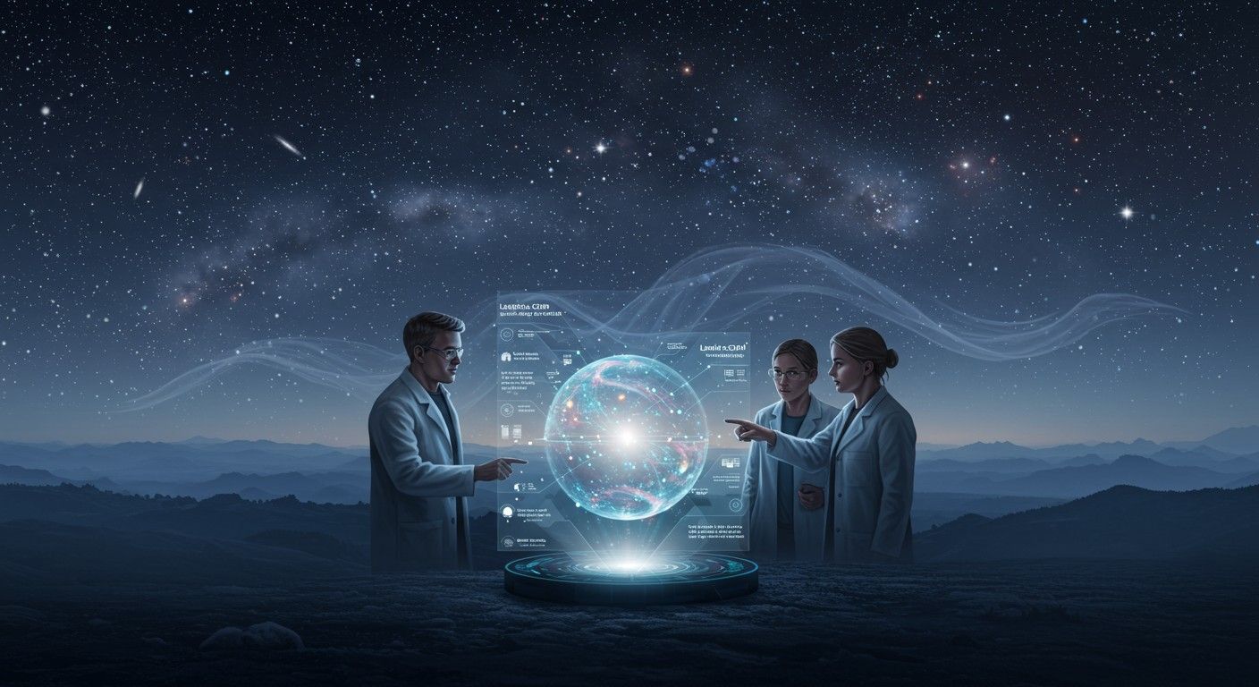 A Lambda-CDM modell a sötét energia kulcsfontosságú eleme.