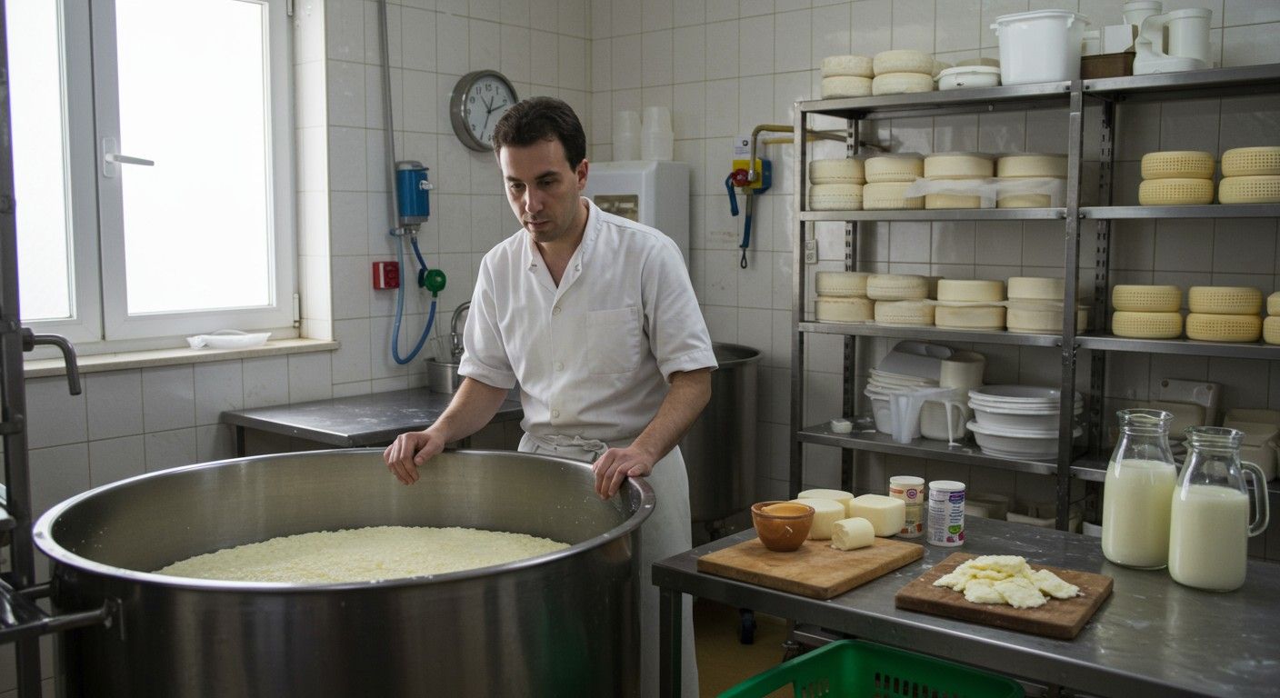 A rennin segíti a tej koagulálását sajtgyártáskor.