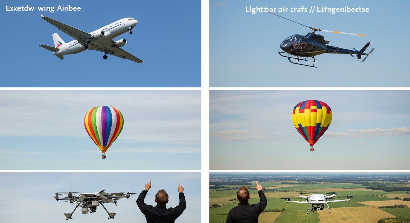 A repülőgépek és helikopterek eltérő felhajtóerő-elvével működnek.