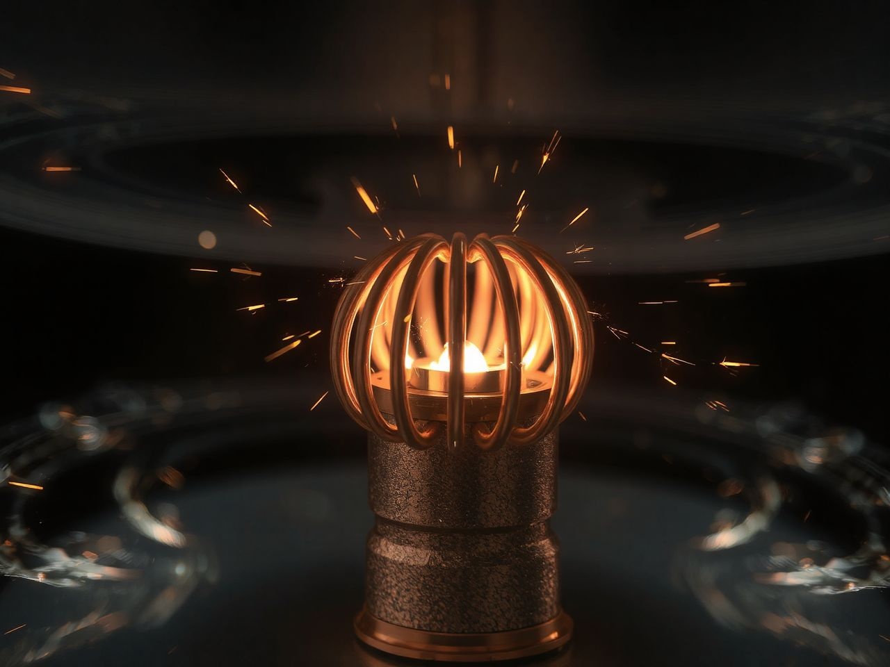 A rezonancia lehetővé teszi a Tesla-tekercs hatékony energiatranszferét.