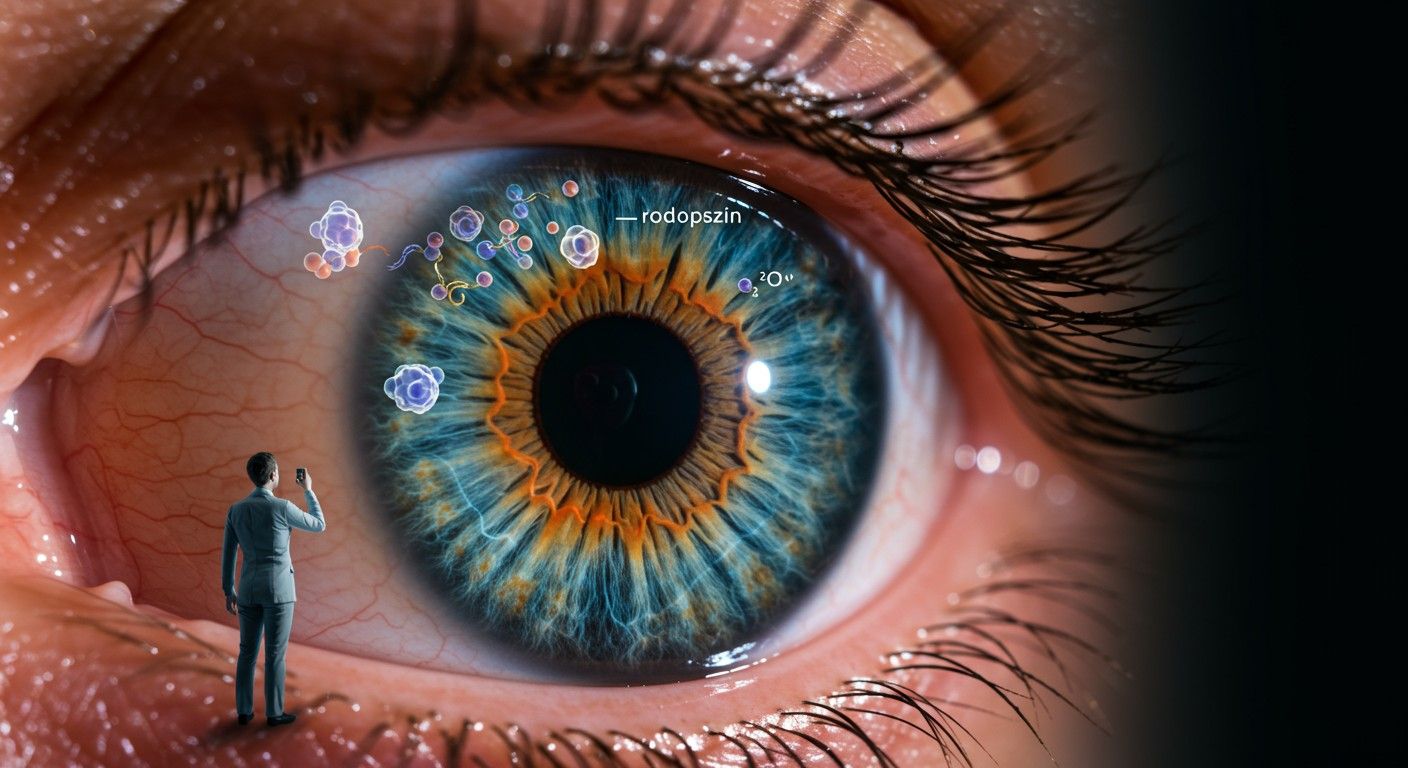 A rodopszin fontos a gyenge fényben való látásban.