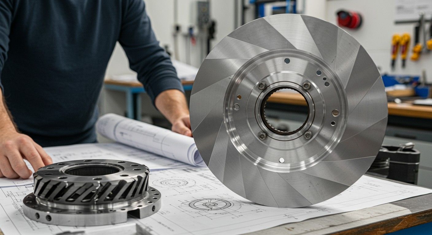 A rotorok anyagának választása meghatározza teljesítményüket és élettartamukat.