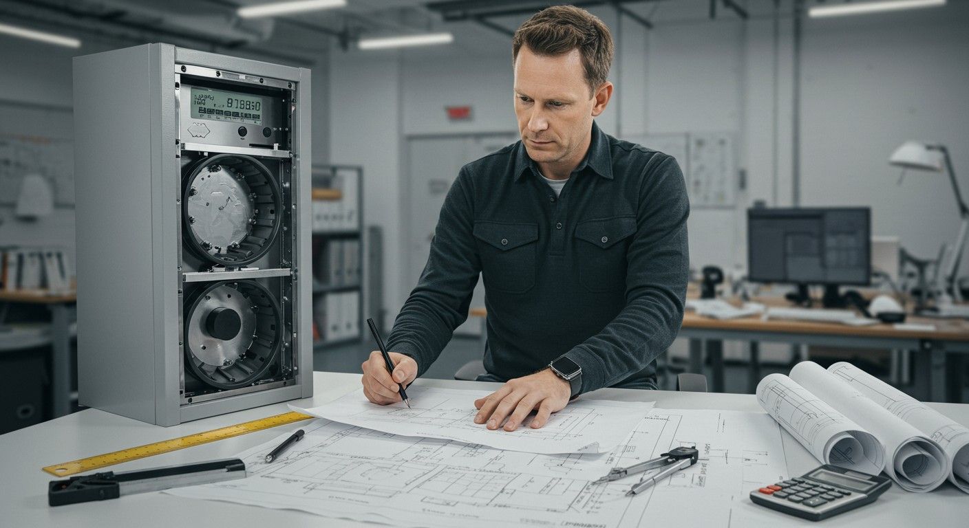 A Ruths-tároló optimalizálja a térfogatkihasználást és hatékonyságot.