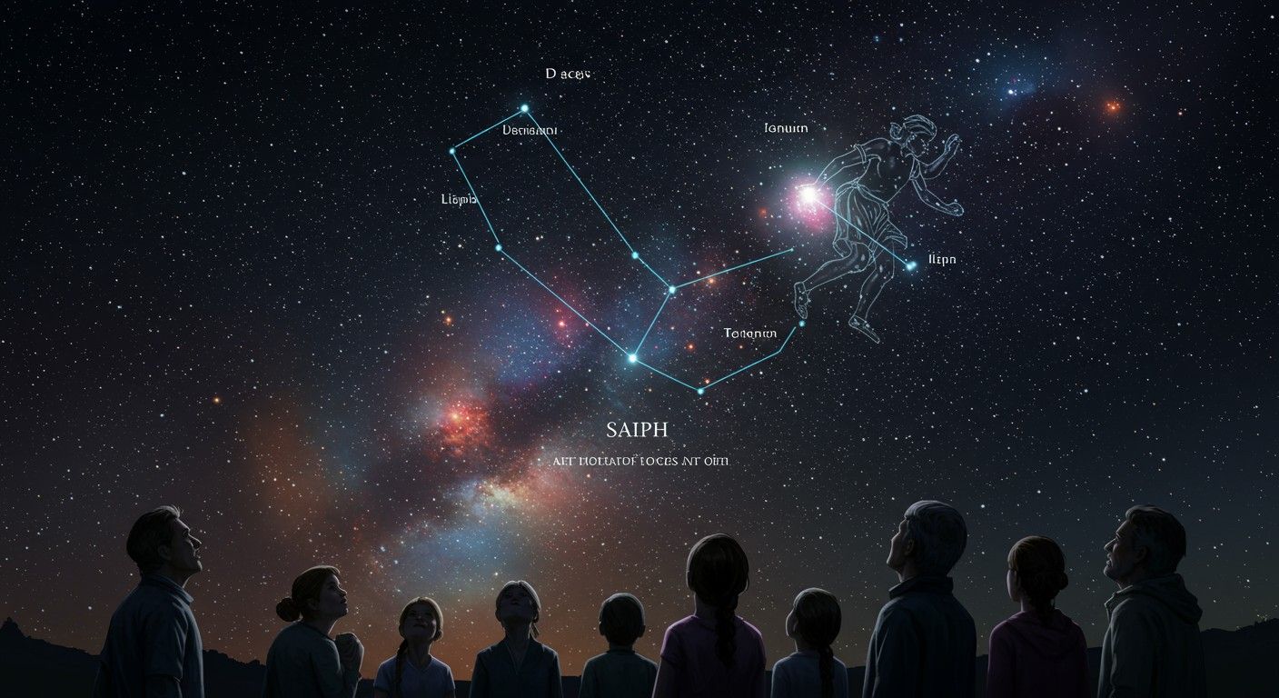 A Saiph jövője egy lenyűgöző szupernóva robbanás lesz.