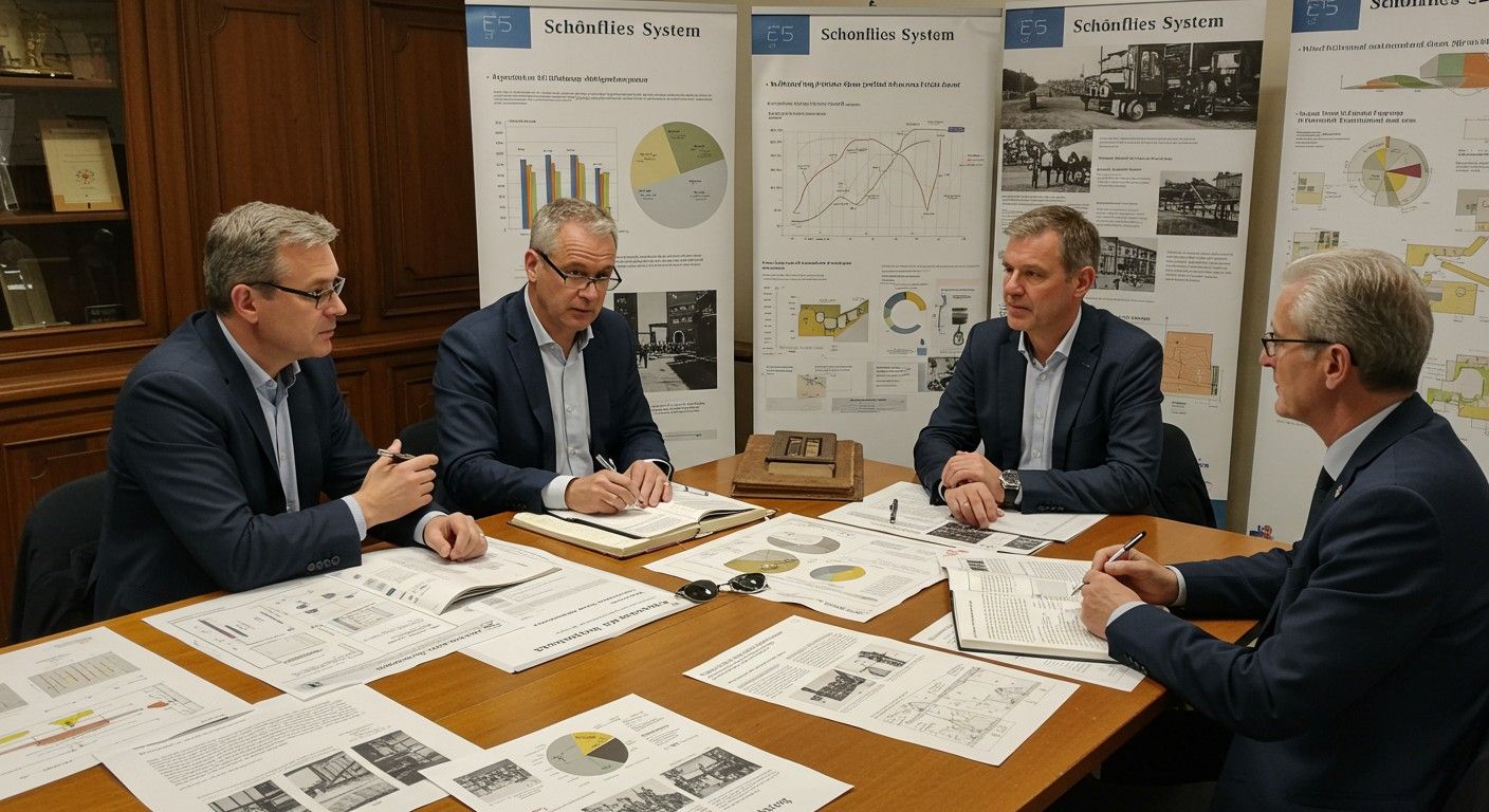 A Schönflies-rendszer alapvető szerepet játszik a szimmetriaelméletben.