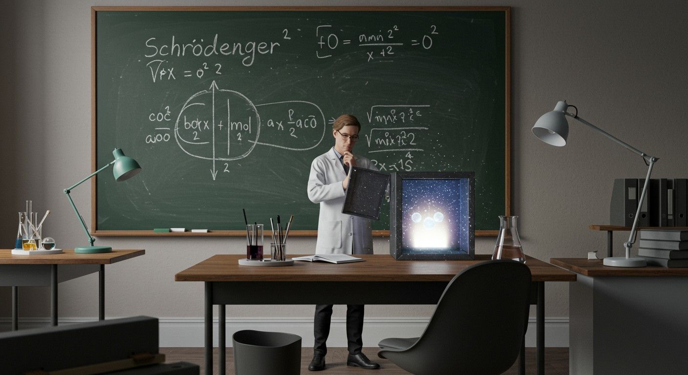A Schrödinger-egyenlet meghatározza a kvantumrendszerek evolúcióját.
