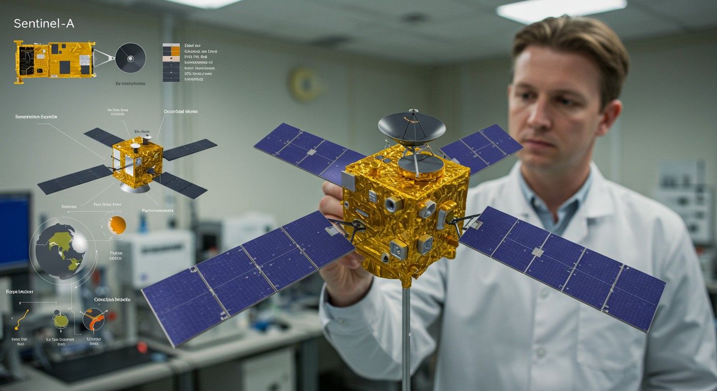 A Sentinel-1A radaros adatgyűjtése segíti a földmegfigyelést.