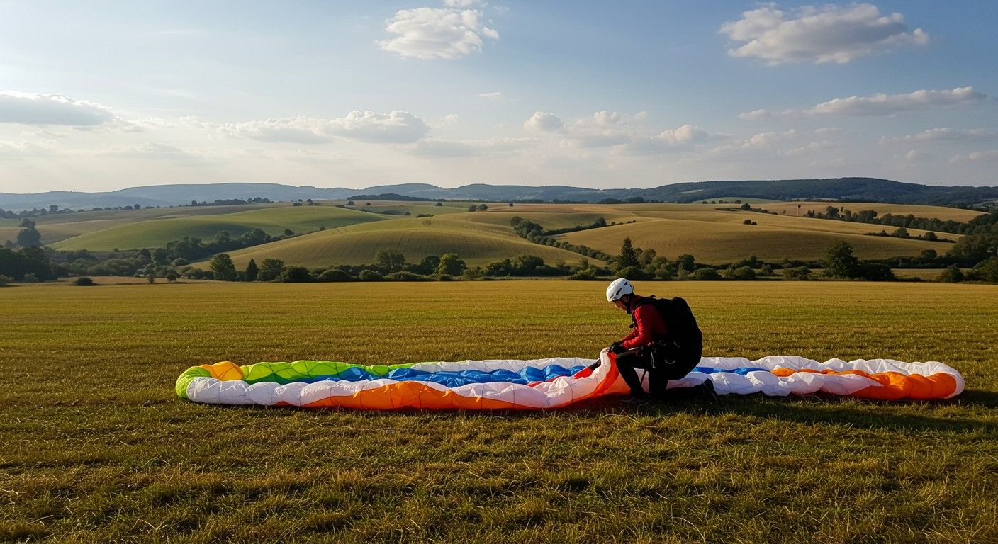 A siklóernyőzéshez kiváló helyszín a hegyvidéki terület.