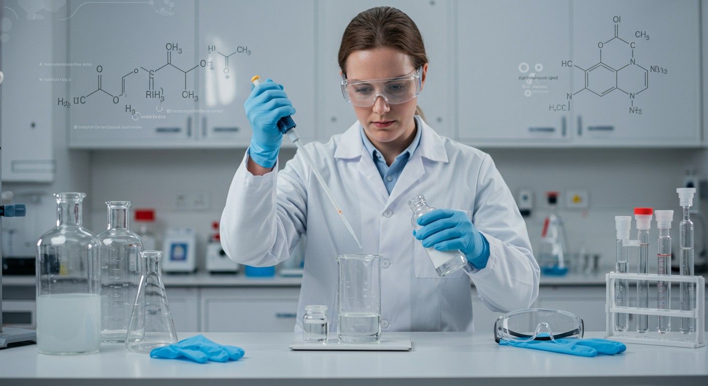 A sósav előállítása laboratóriumi reakciók során történik.